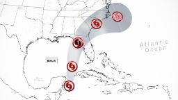 Hurricane Watch dikeluarkan untuk Pantai Teluk Florida sebagai daerah tropis